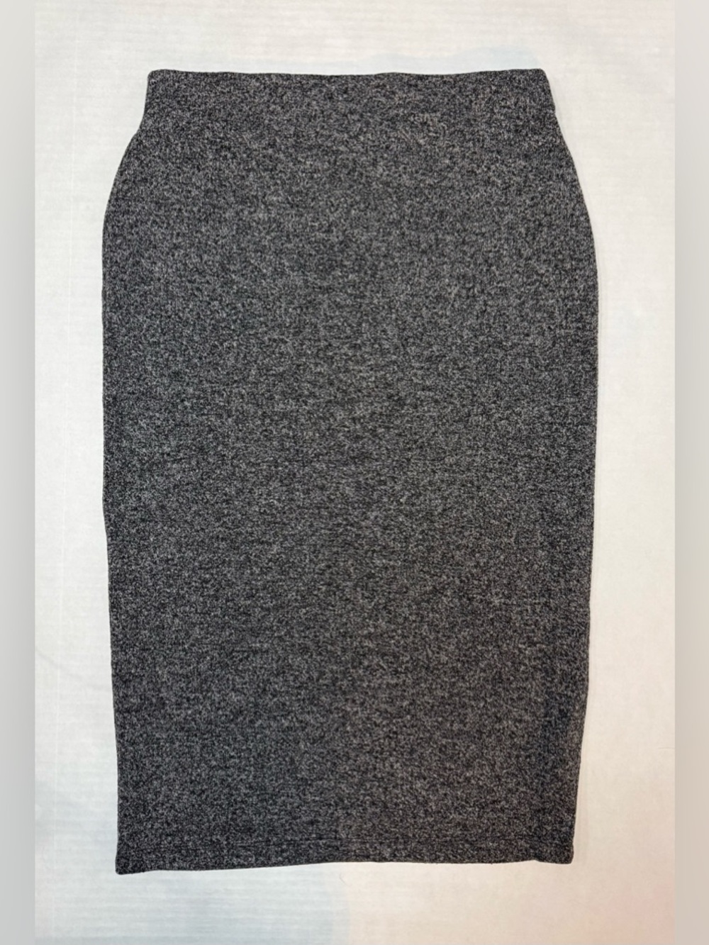 Old Navy Gray Marled Knit Pencil Midi Skirt XS